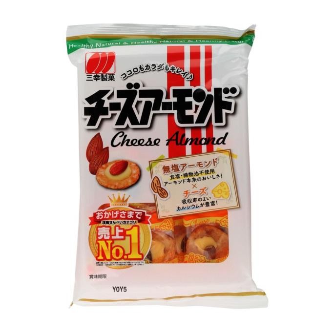 

READY STOCK Sanko Seika Cheese Almond / Kreker Beras Rasa Keju Almond 45.9 Gr