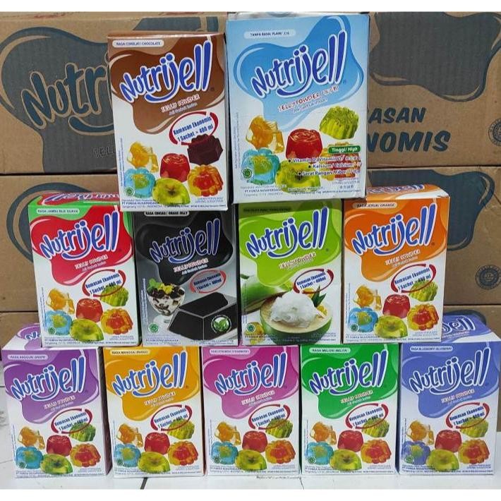 

1 Karton Nutrijell Buah & Coklat Isi 12pak x12pcs (144 pcs) Nugi