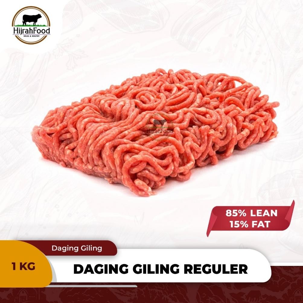 

Hijrahfood Daging Giling Sapi | Minced Ground Beef - REGULAR - 1 kg Nugi