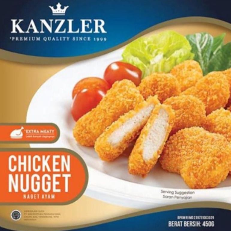

Kanzler Original Premium Chicken Nugget 450gr Halal Nugi