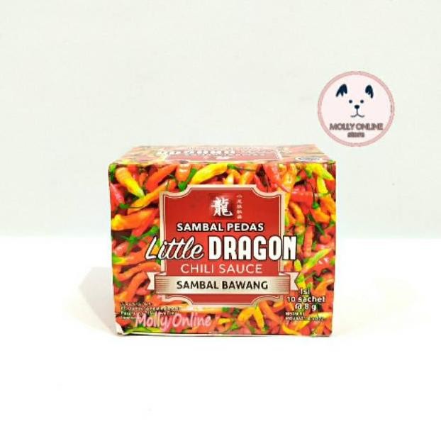 

Little Dragon Sambal Bawang Box 10 Sachet Sambel Pedas Chilli Sauce Nugi