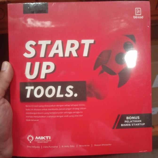 buku Start UpTools Bonus Pelatihan Bisnis Startup