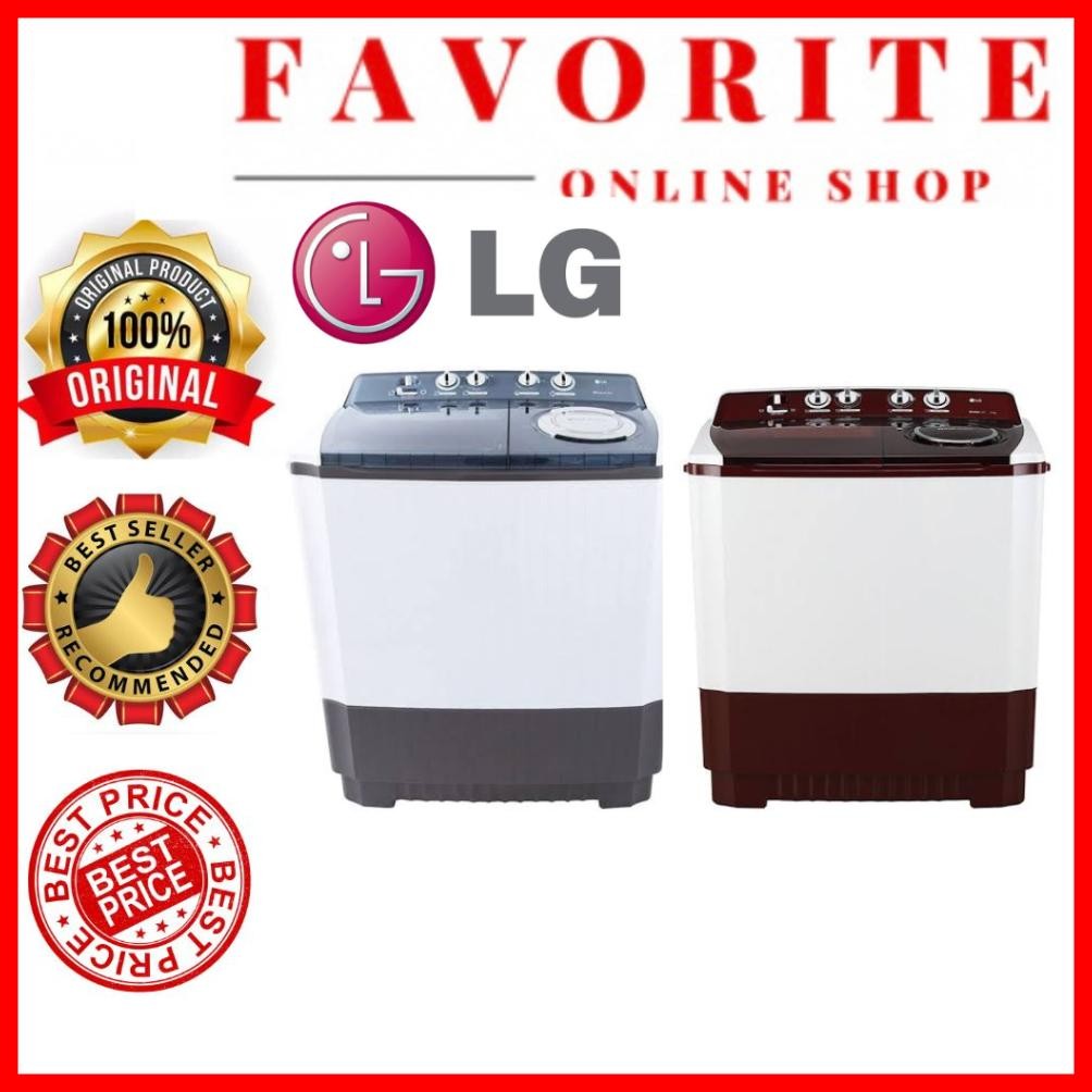 Mesin Cuci LG 9KG P9050R 9 Kg 2 Tabung 9050R Mesin Cuci 2 Tabung LG 9050 Nugi