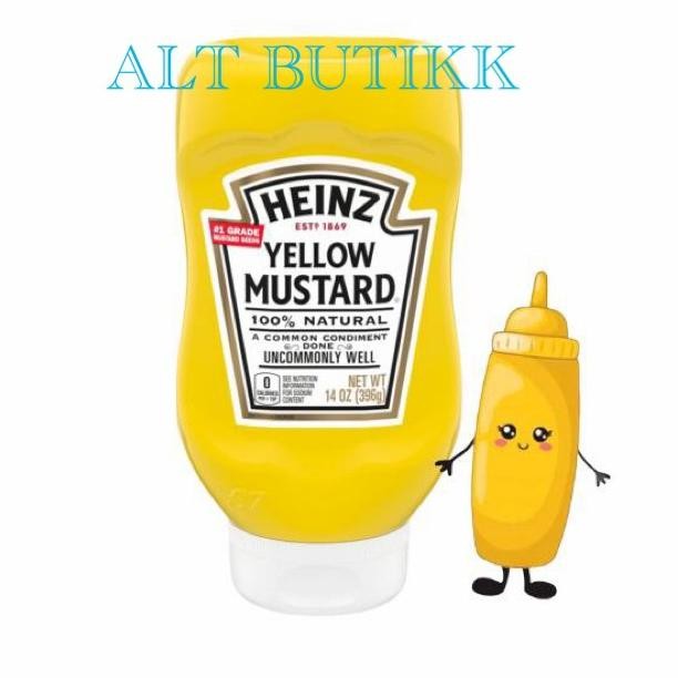 

READY STOCK HEINZ YELLOW MUSTARD 14 oz ( 396 gr ) PRODUCT OF USA