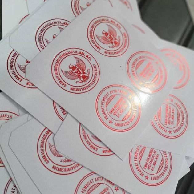 

Stiker Stempel Hotprint ( Custom ) RB3