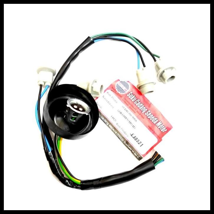 DISKON WIN SOKET FITTING LAMPU DEPAN MIO M3 MIO 125 KABEL COB KUALITAS BAGUS 
