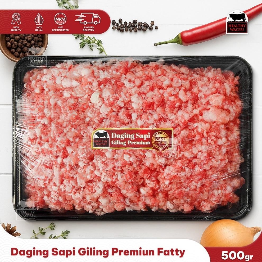 

Daging Sapi Giling Minced Beef Meat 500gr Healthy Wagyu Nugi
