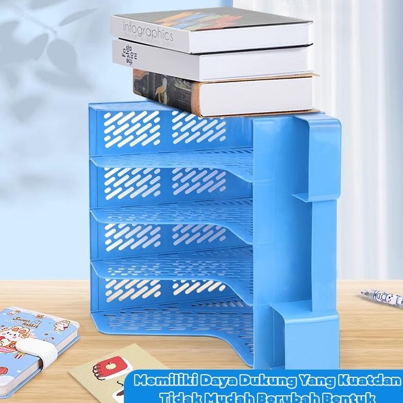 

Gd-324 [Ready] Aimilo Desktop Organizer File Penyimpanan Serbaguna Box File Rak Buku Dengan Tempat Pena Tempat Buku Tempat Gd-324
