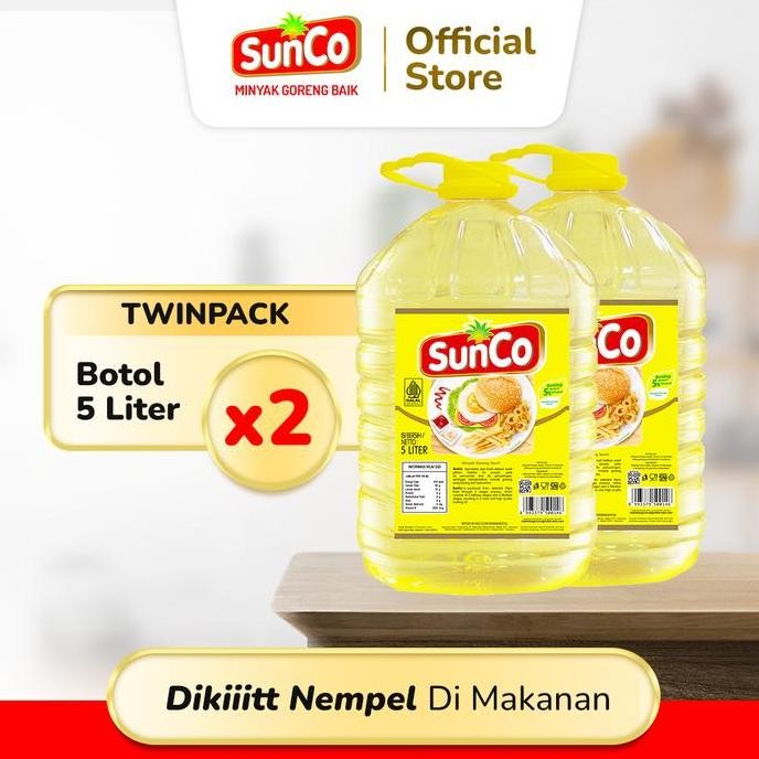 

Sunco Minyak Goreng Botol 5 Liter Twinpack Hemat Diskon!