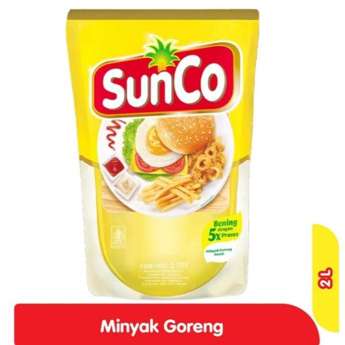 

Sunco Minyak Goreng 2 Liter - Minyak Sayur Refill Harga Per Pcs Diskon!