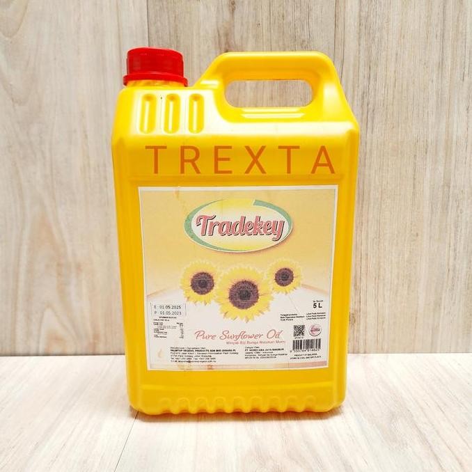 

Tradekey Sunflower Oil 5L - Minyak Bunga Matahari Import Kualitas Ekspor Diskon!