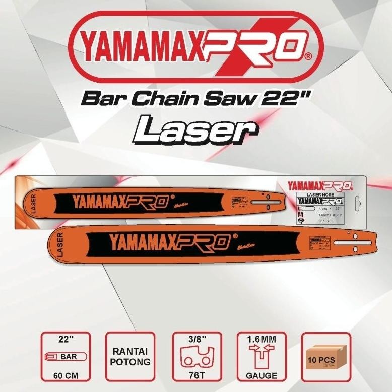 Ready Bar Chainsaw Ukuran 22 Inch yamamax pro