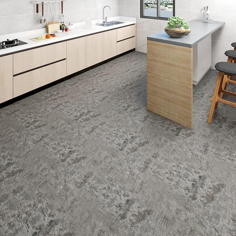 Wallpaper Lantai Dinding Stiker Lantai Tahan Air Wallpaper Lantai Bahan Tebal Dilengkapi Perekat Dir