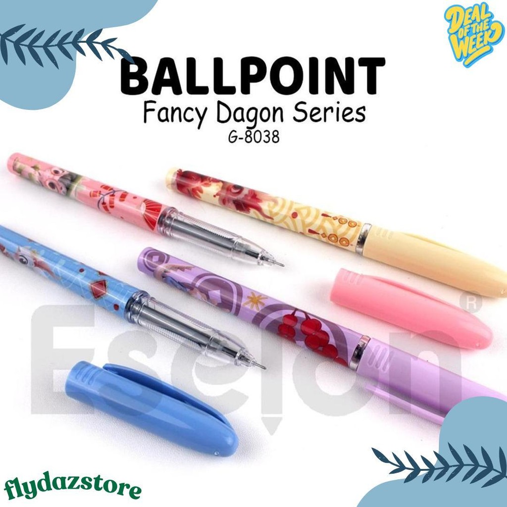 

12Pcs Pulpen Gel Cute Dragon G-8038 / 1Pak Pulpen Gel Youmei Diskon Setengah Harga