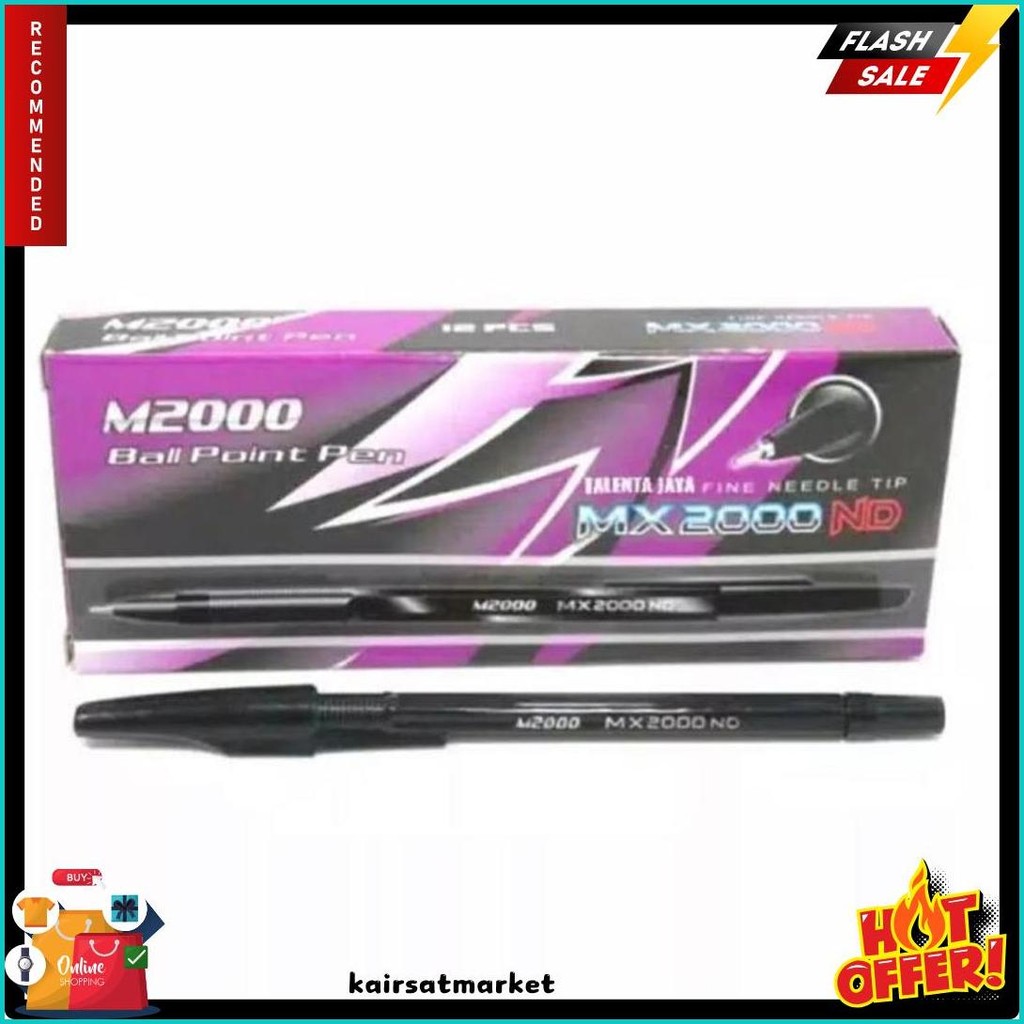 

Pulpen Hitam 12Pc Merek Terpercaya Permanen Terlengkap Dan Termurah