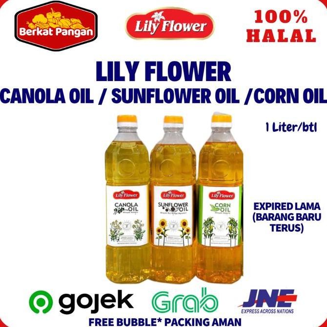 

Lily Flower Oil 1L Minyak Canola / Jagung / Bunga Matahari Sehat Diskon!