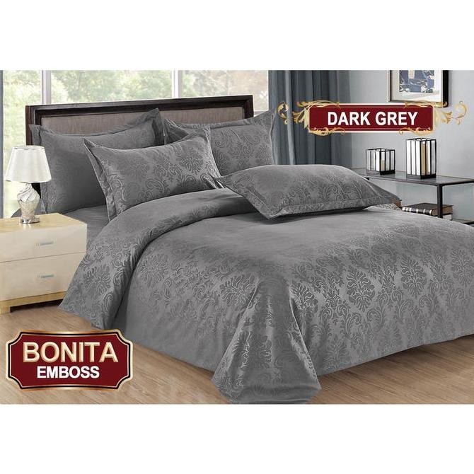 BONITA - bedcover set 180x200 bonita polos emboss - sprei bonita polos