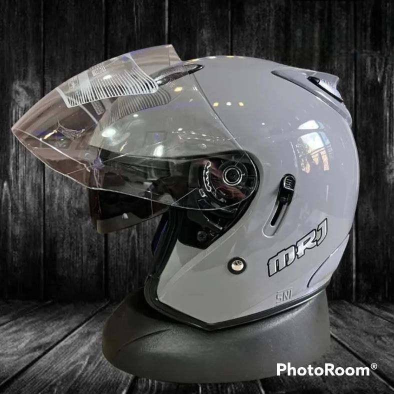 Terlaris Helm Mrj Double Visor Original 100% Sni