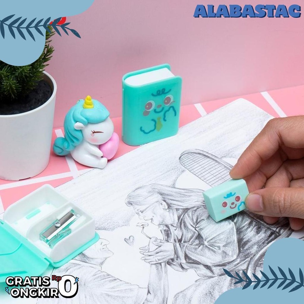 

Joyko Eraser Er-131 (Penghapus + Rautan) / Penghapus Dan Serutan 1 Set Terlengkap Dan Termurah