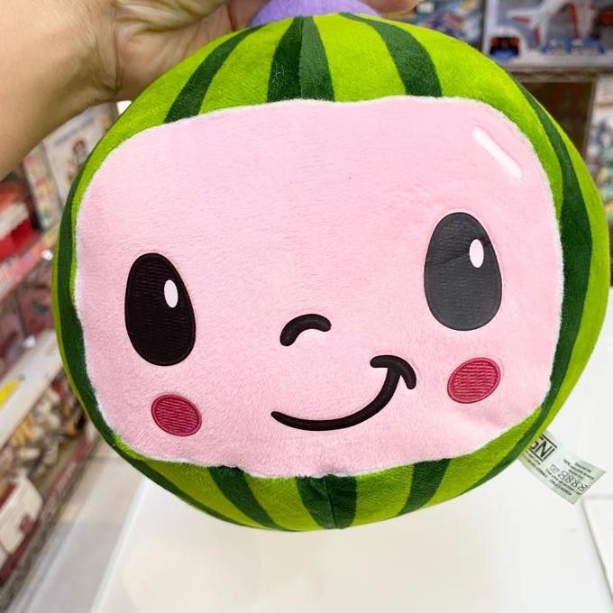 Siap Kirim Boneka Buah Semangka Melon Kartun Lucu Balita Toys Mainan Edukatif