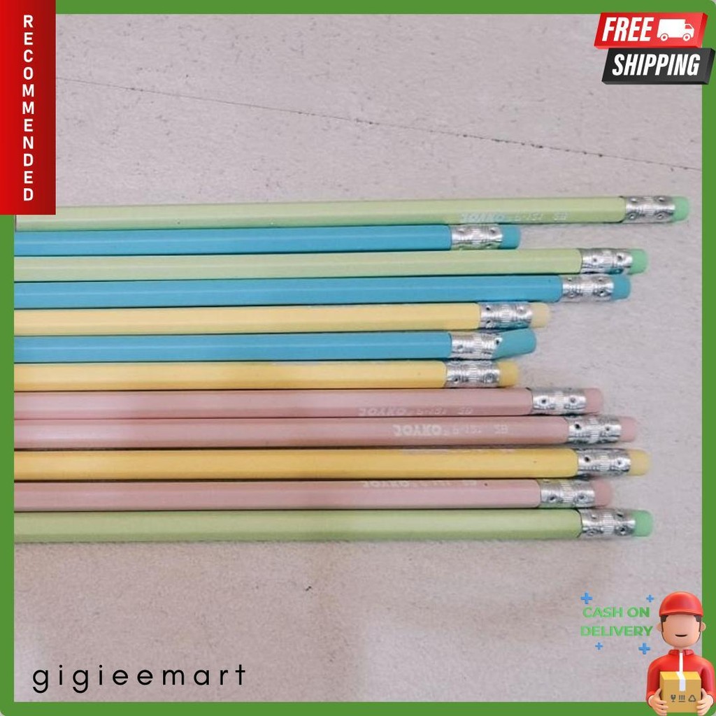 

Pensil 2B Joyko P-121 Perpak 12 Warna Penghapus Diskon Setengah Harga