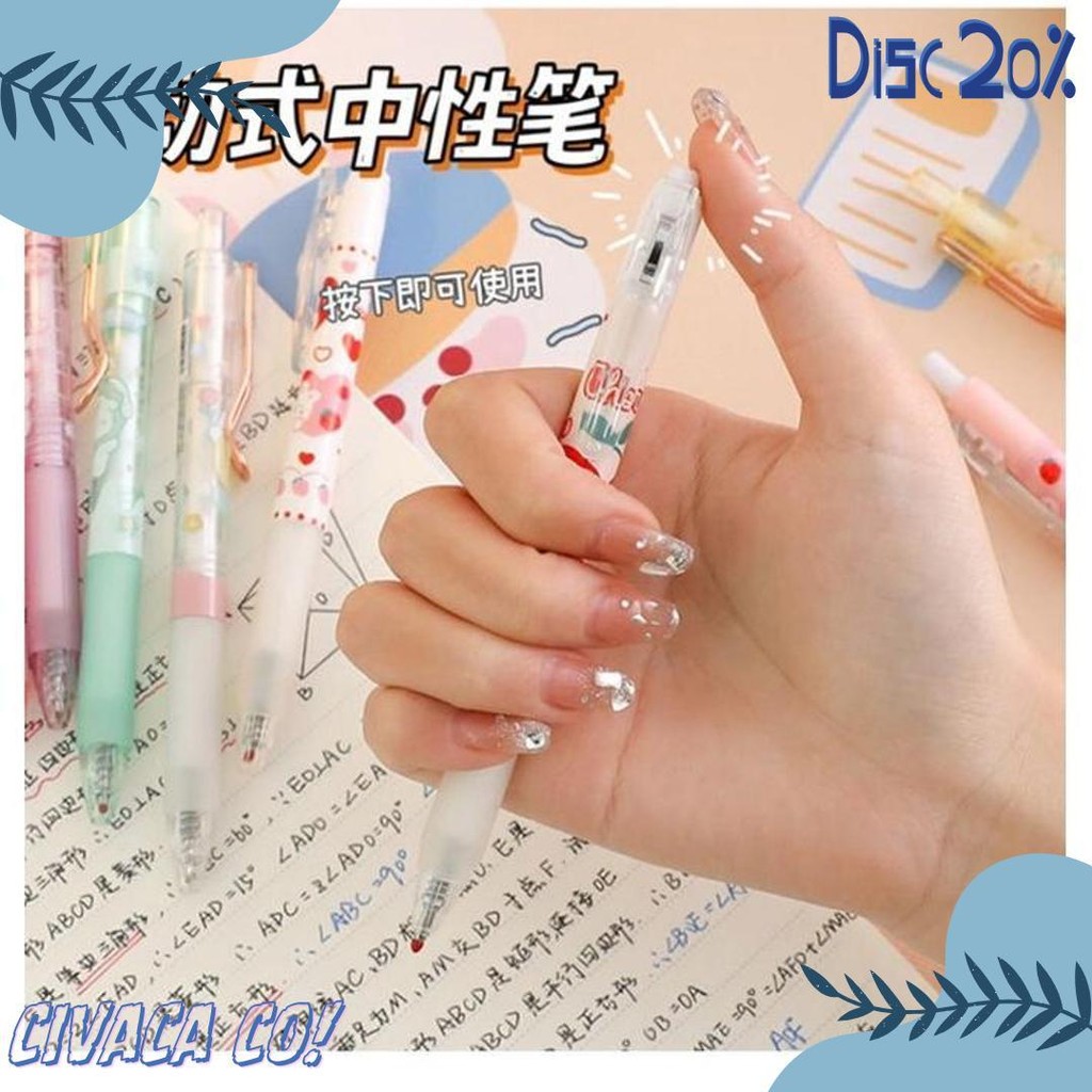 

Alat Tulis Set/Pena Set (Isi 20 Pcs) Dengan Banyak Karakter Model Tekan (Free Pouch) Flash Sale! Diskon Hingga 70%