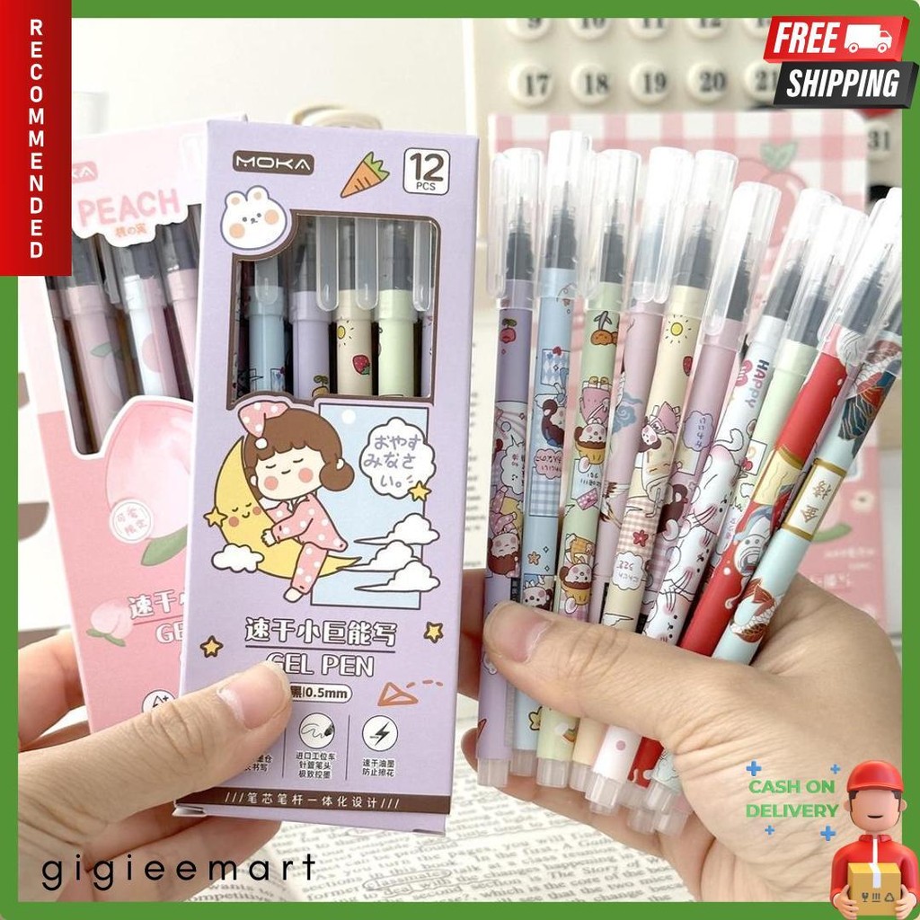 

1 Set 6Pcs Pulpen Gel Tip Runcing Motif Kartun Lucu / Pulpen Gel Karakter Kartun Lucu 0,5Mm Lg Terlengkap Dan Termurah