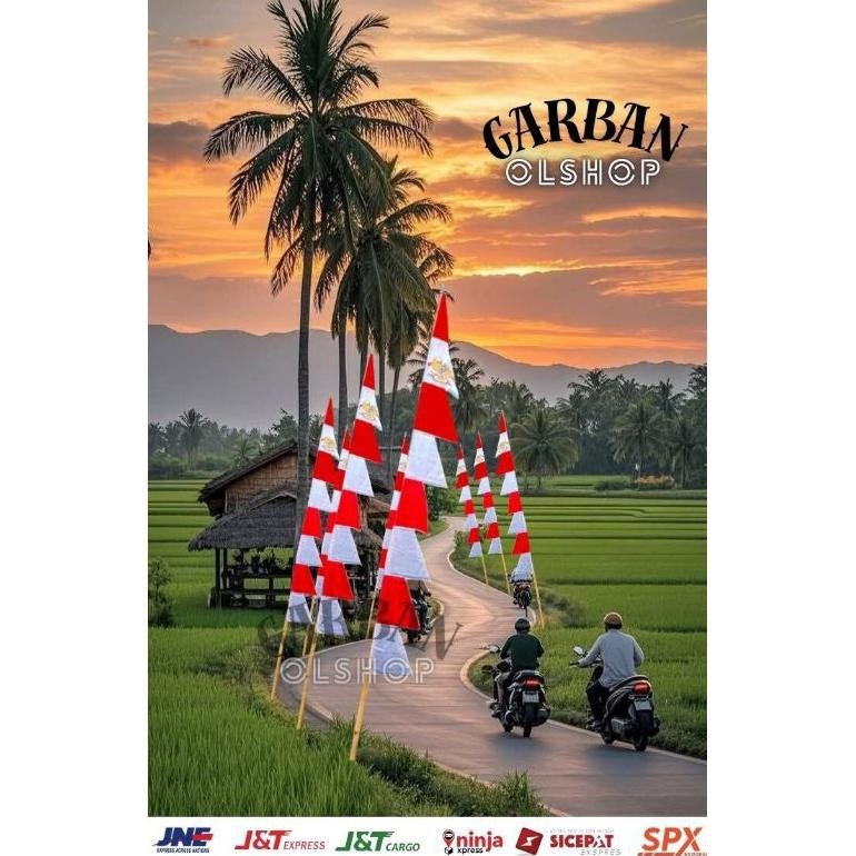 Umbul Umbul Gergaji Merah Putih (1Kodi) Trend