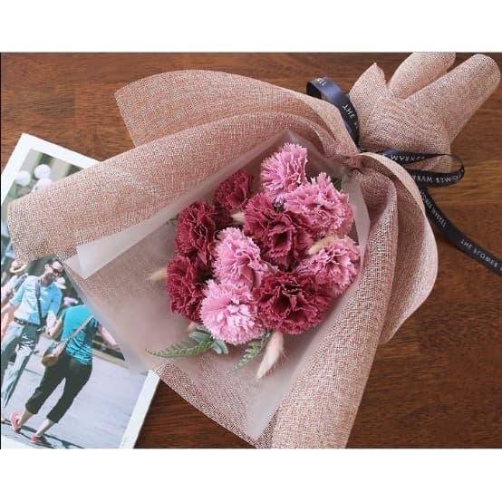 

Kkim Korean Color Jute 1 Lembar Kertas Bunga