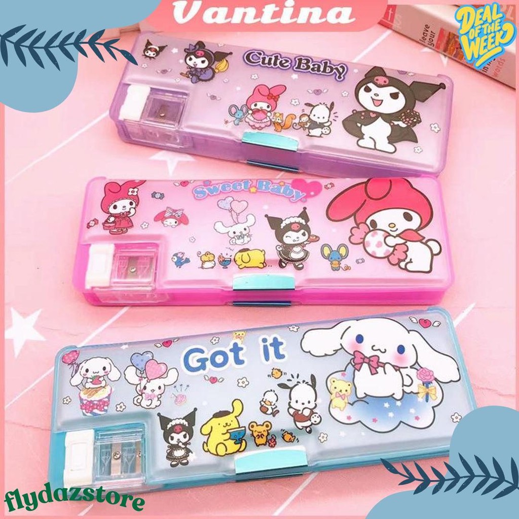 

Kotak Pensil Magnet Karakter 2 Sisi / Tempat Pensil Magnet Karakter Dengan Rautan Mini / Pensil Case Sanrio Kuromi Terlaris! Produk Ini Banyak Dicari