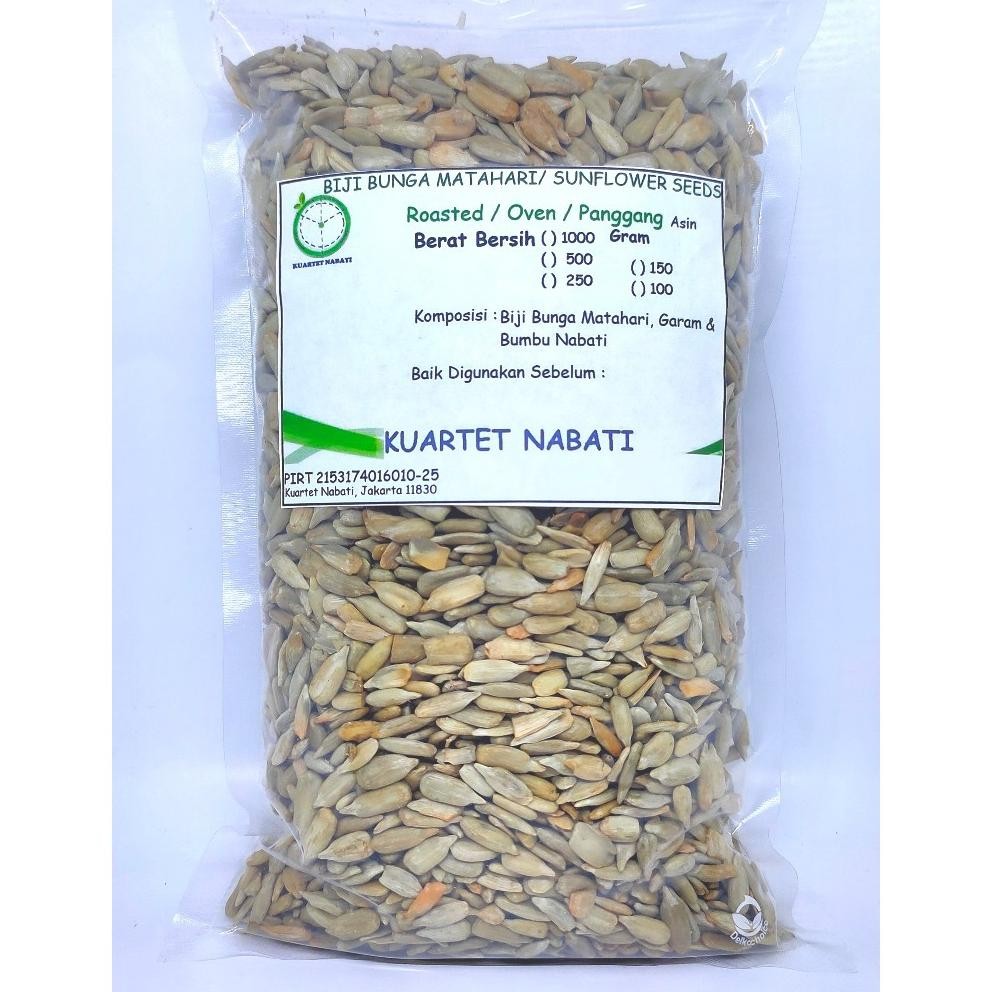 

1000gr Roasted Sunflower Seeds Rasa ASIN - Salted - Biji Bunga Matahari Oven - Matang Panggang