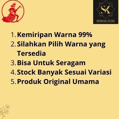 New Jilbab Umama Voal Miracle Syari Motif Pouch LOGO UM GOLD 130x130cm .,