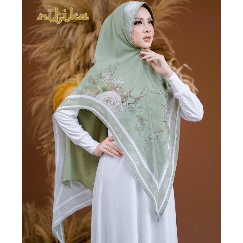 Limited - Hijab khimar printing V7 Nitika 