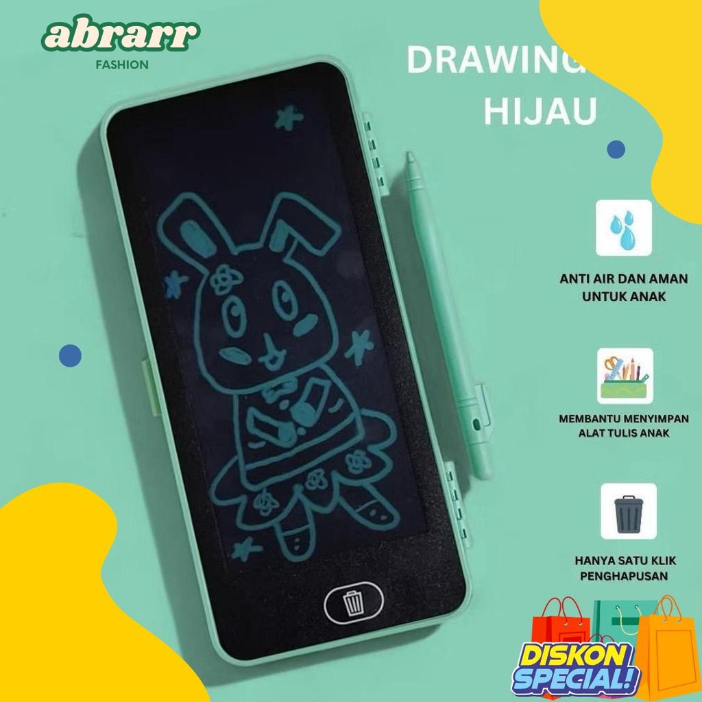 

Pgtoys 2In1 Lcd Drawing Pad + Kotak Pensil Papan Tulis Coret Kreatif Anak Dengan Digital Pad Edukasi Bh107 Diskon Setengah Harga