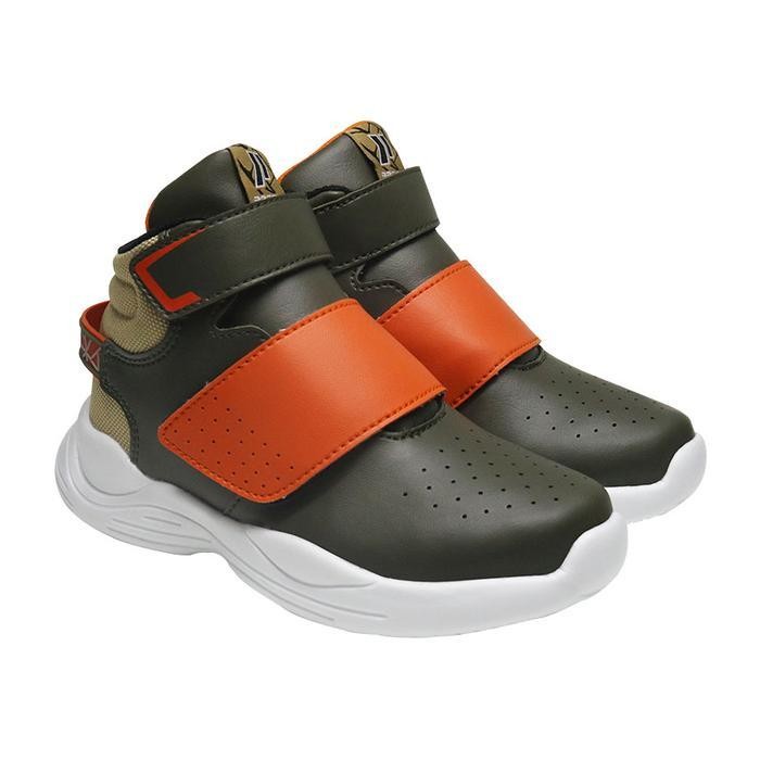 LW Precise Akno TOD Sepatu Sneakers Anak - Olive/Brown