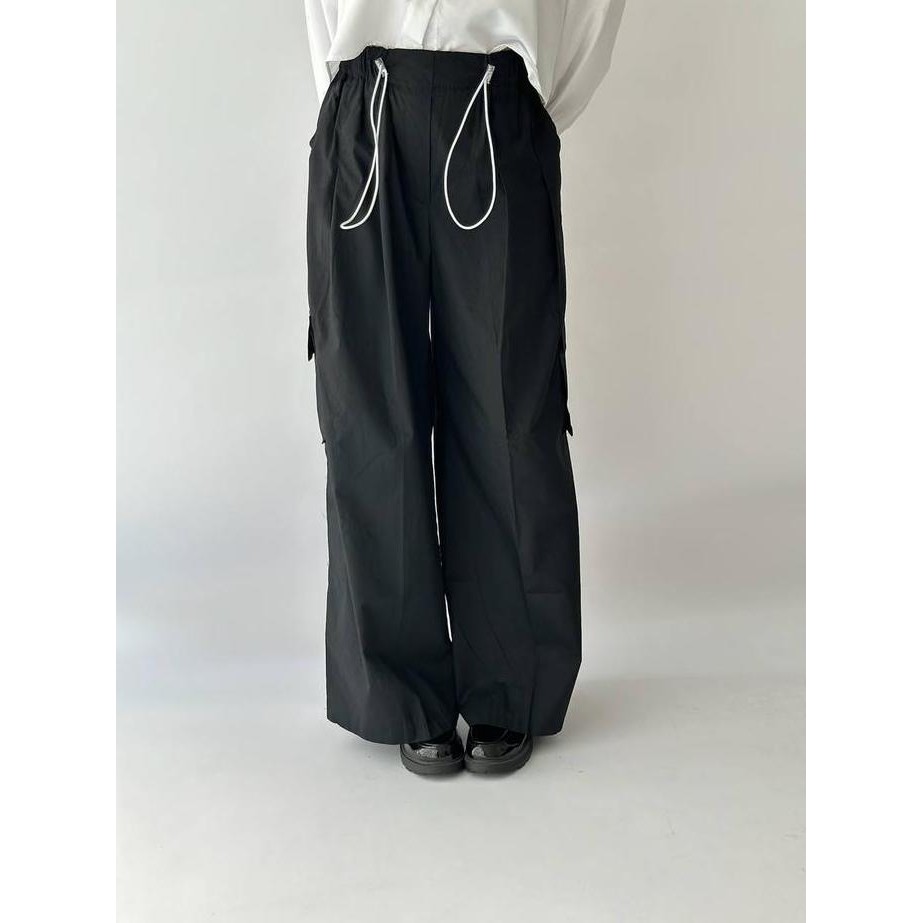 Miyako Pants- Celana Panjang Wanita Pinggang Karet Stretch Korea Polos