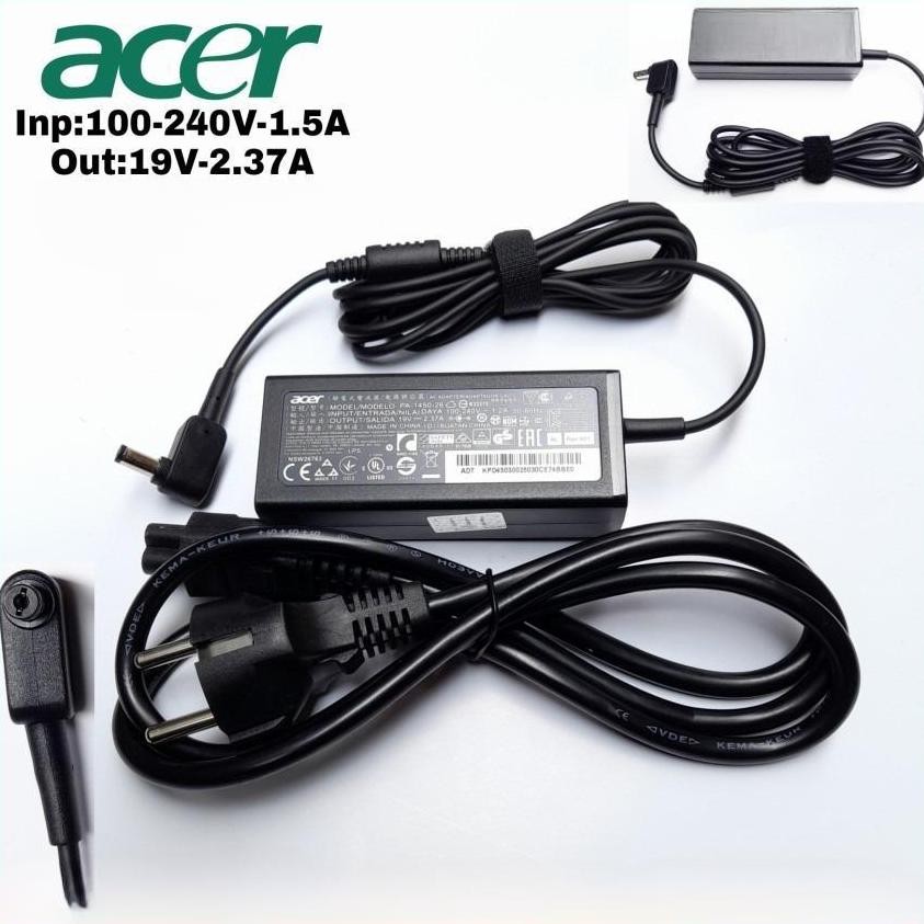 Terlaris Adaptor Charger Laptop Acer 19V 2.37A