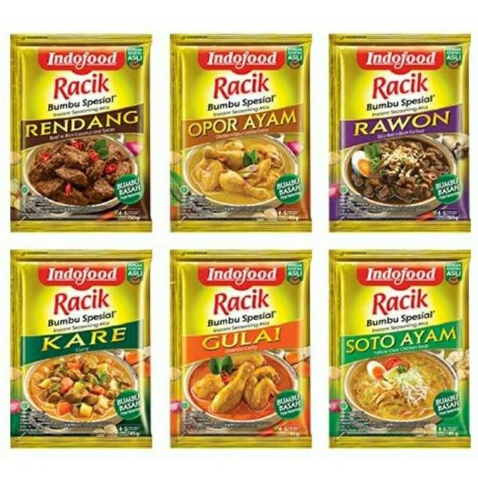 

Racik Bumbu Basah Spesial Dari Merek Ternama - Terdiri Dari Berbagai Macam Rempah Berkualitas Tinggi Masakan Penyedap GM