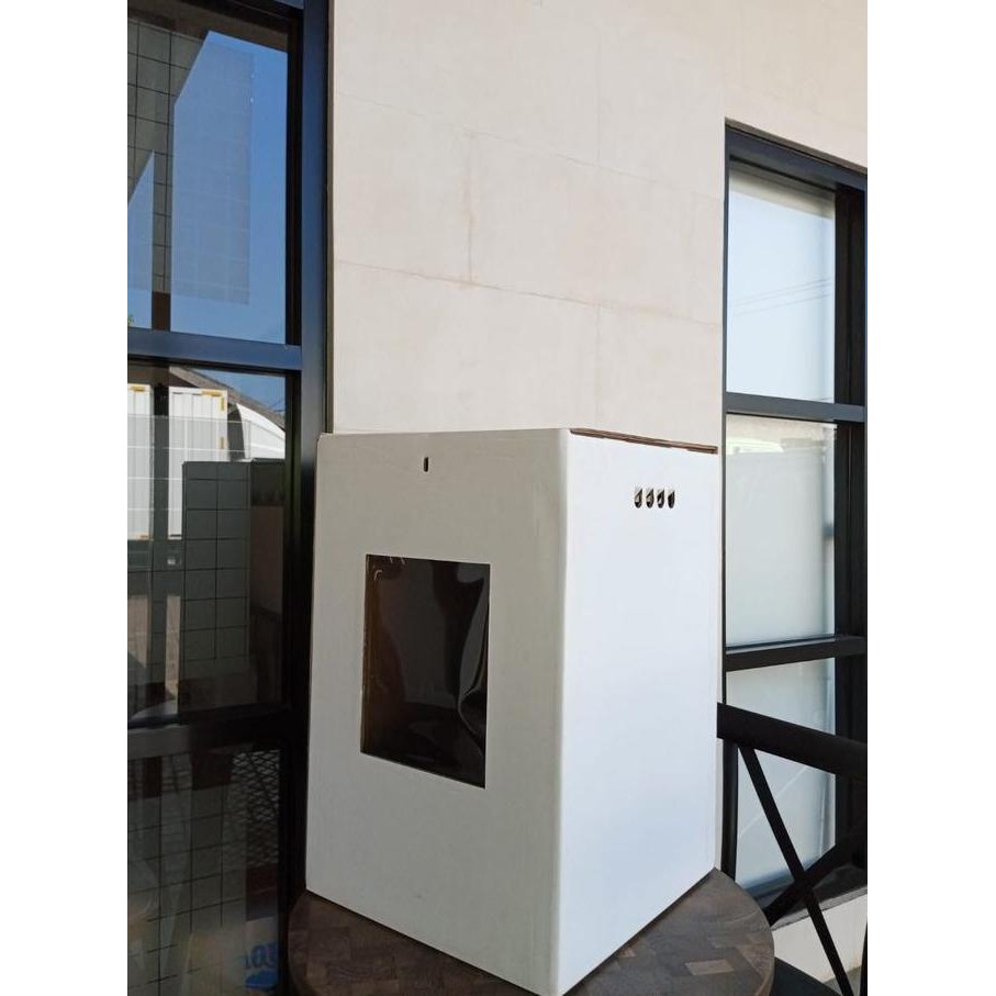 

Produk Baru!! Dus Kotak Suara KPU/RT/RW/Pilkades Ukuran 40x40x60cm - Kardus Pemilu Baru