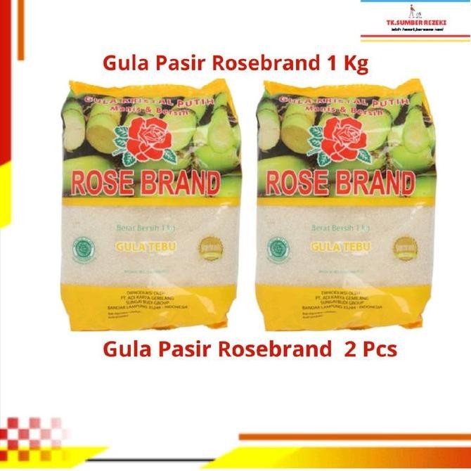 

[PAKET HEMAT ISI 2] Gula Pasir Rosebrand Gula Tebu 1 Kg PROMO MURAH/ Rosebrand Gula Pasir Gula Tebu 1 Kg PROMO MURAH HS