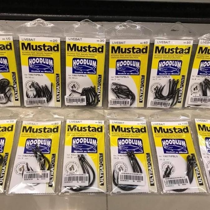 Produk Baru Kail Pancing Mustad Hoodlum Original Umpan Laut Air Tawar