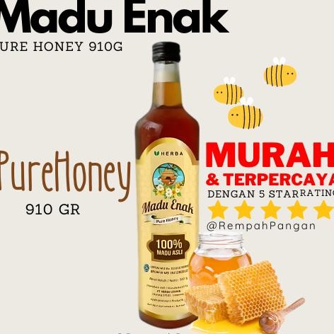 

MADU ENAK 910 gr Pure Honey 100% MADU ASLI Nugi