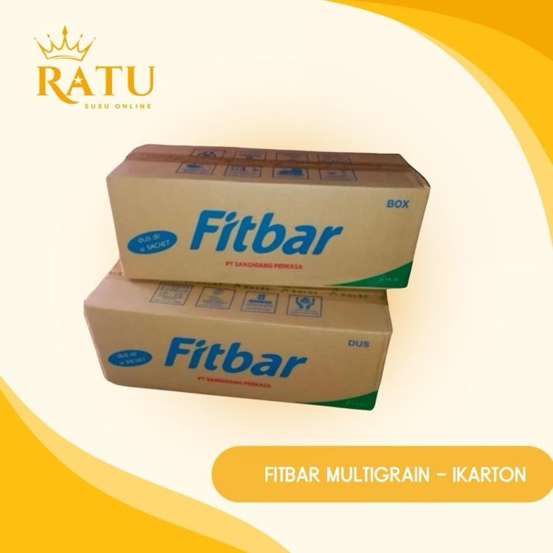 

Grosir Karton - FITBAR MULTIGRAIN - 1 KARTON (6 x 1 BOX isi 12 PCS) Nugi