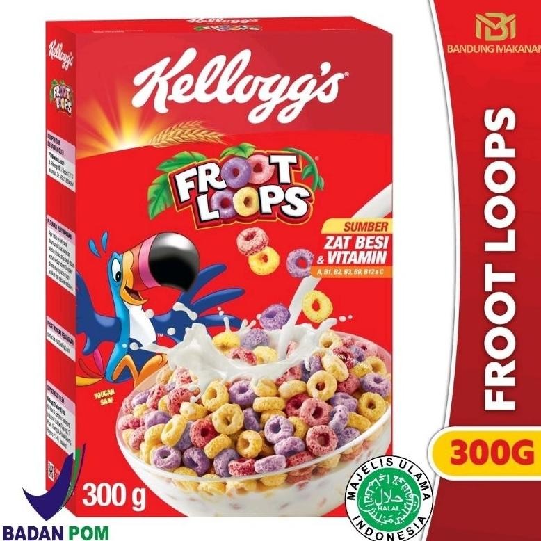 

Kelloggs Frootloops / Froot Loops - 300gr Nugi