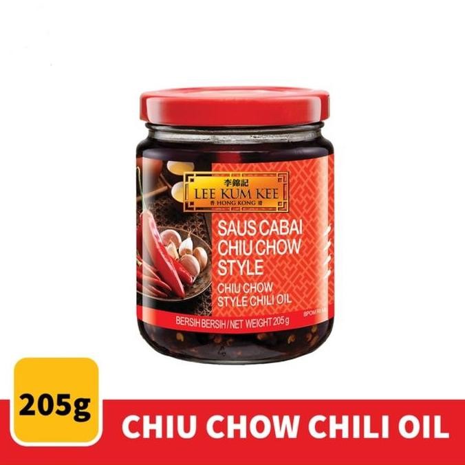 

CHILI OIL LEE KUM KEE CHIU CHOU STYLE 205GR CABAI MINYAK KEDELAI GM