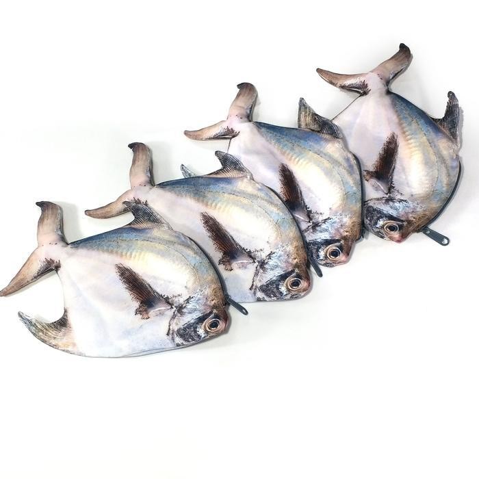 

Tempat Pensil Ikan Bawal Putih Segar Pouch Stationery Alat Tulis Premium Unik Shrelo Kreasi Lokal Indonesia