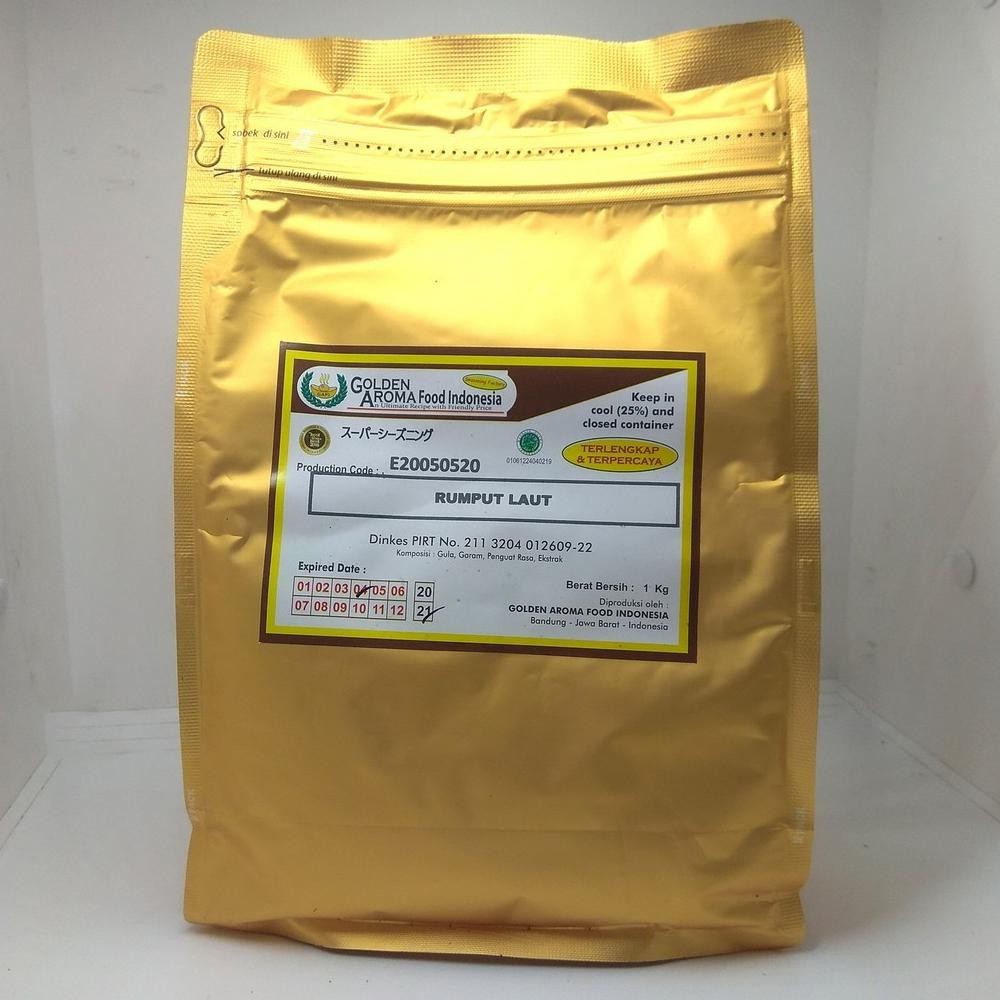 

BUMBU TABUR 1 KG RASA RUMPUT LAUT SEAWEED COCOK U/ ANEKA SNACK SHIHLIN KENTANG TAHU CRISPY DLL HALAL Nugi