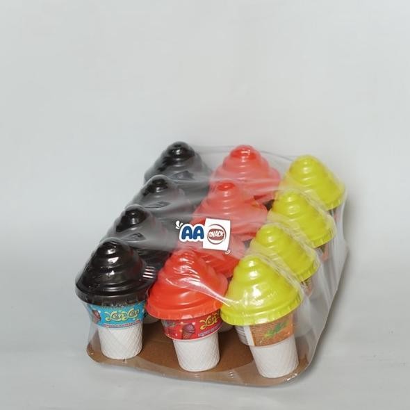 

YEN YEN WAFER SALUT COKLAT BENTUK ICE CREAM CONE ISI 12 X 20GR Nugi