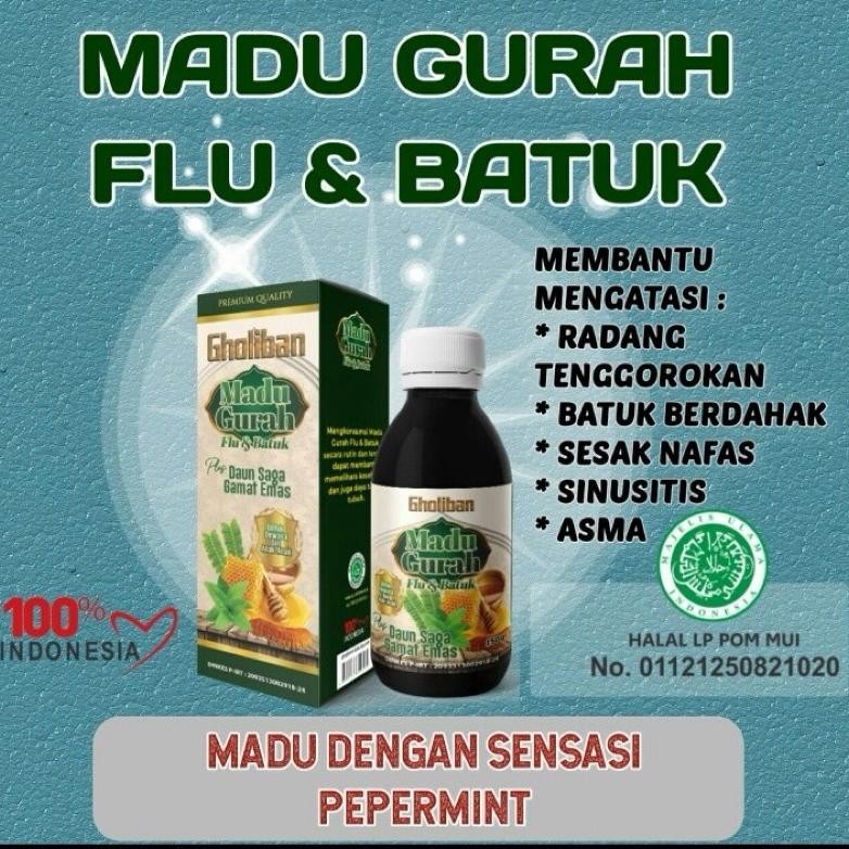 

Madu Gurah Flu dan Batuk Gholiban 150 gram Nugi