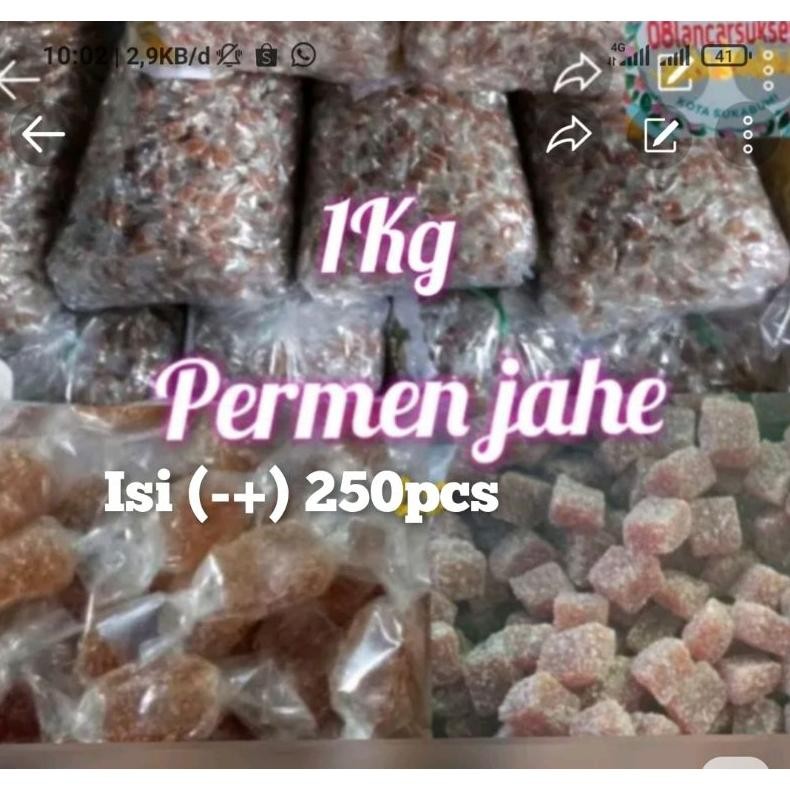 

1KG PERMEN JAHE ASLI/permen jahe original 1kg Nugi